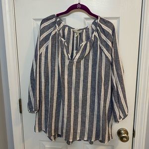 NWT XL Hester & Orchard Linen/Cotten Blend Top